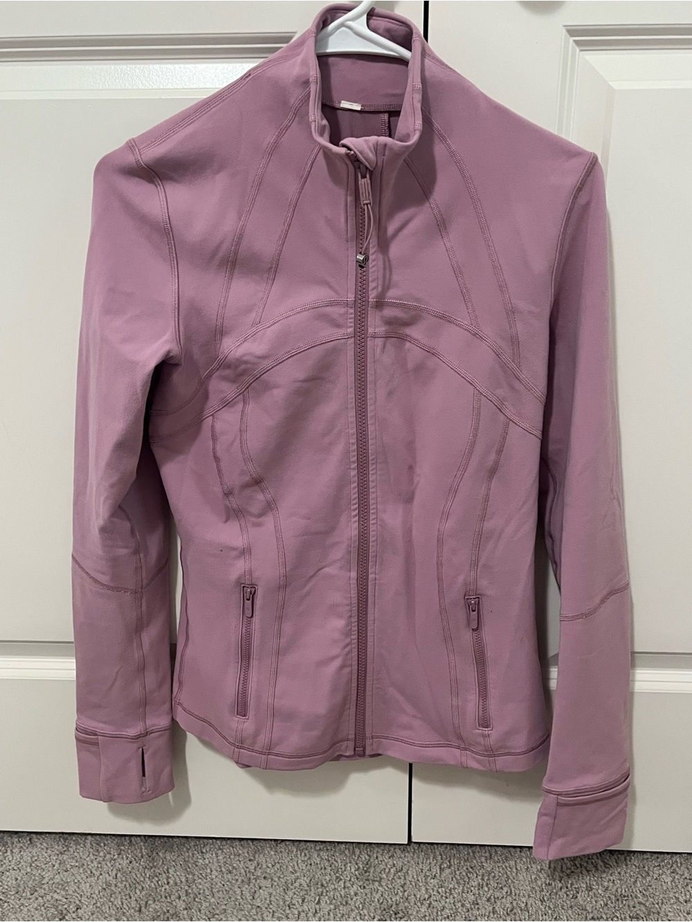 Lululemon Define Jacket Pink Taupe Sz 6